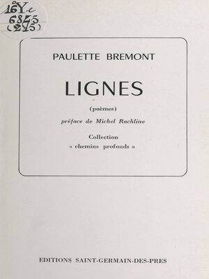 cover image of Lignes
